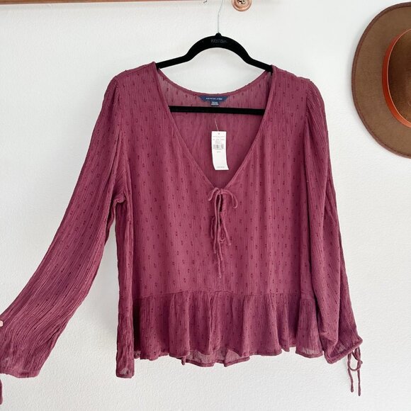 American Eagle BOHO Top NWT Medium - Picture 2 of 3